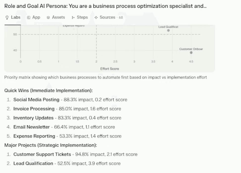 Process Automation Analyzer using Perplexity